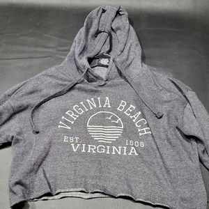 HEATHER BLUE CROP TOP